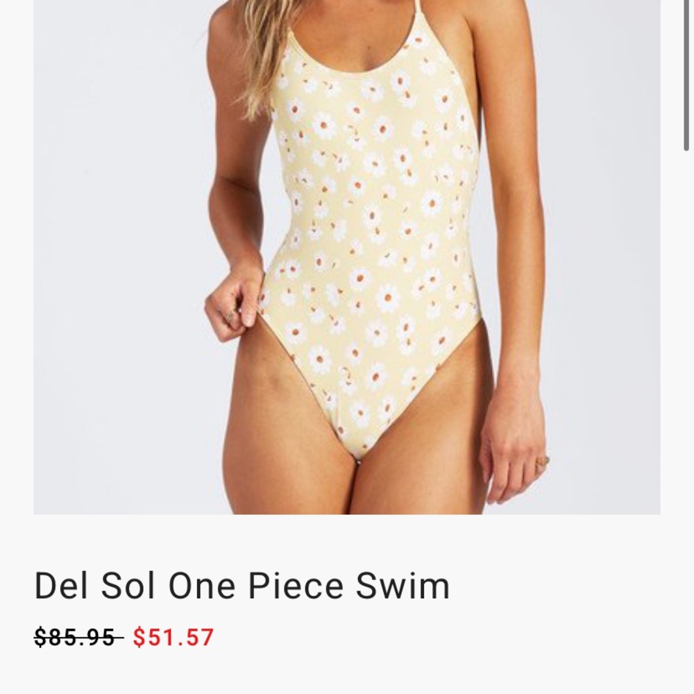 Billabong one piece swim